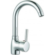 Viospiral Livia Ψηλή Μπαταρία Κουζίνας Πάγκου Ασημί