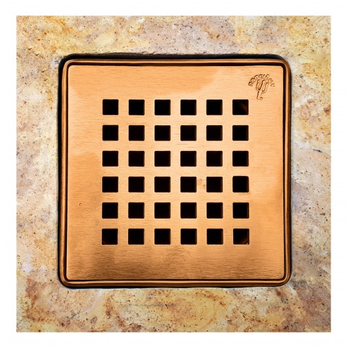 Σχαράκι δαπέδου POSEIDON Αθηνά Copper 12x12 cm Σχαράκι δαπέδου POSEIDON Αθηνά Copper 12x12 cm