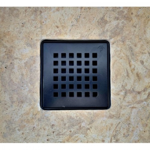 Σχαράκι δαπέδου POSEIDON Αθηνά Noir 12x12 cm