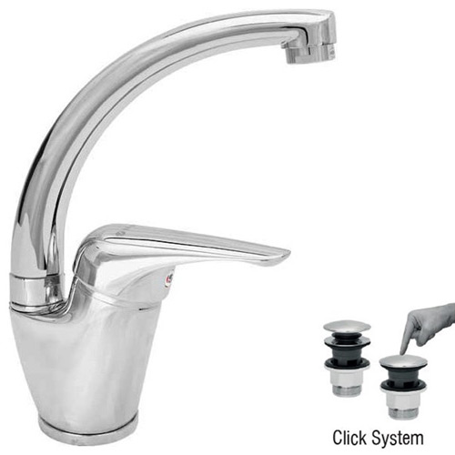 Μπαταρία Αναμεικτική νιπτήρος ψηλή με ορειχ. βαλβίδα  Elit 00-2006/1 Modea