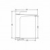Μπαταρία νιπτήρος ψηλή λευκή 00-02503/1W Optima Plus - Modea