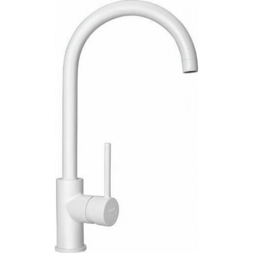 Μπαταρία Κουζίνας Πάγκου Ψηλή Line 00-2090 Άσπρη Modea 