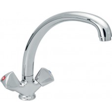 Μπαταρία πάγκου κουζίνας Fusa μιας οπής 200mm Milena 00-4104 Modea