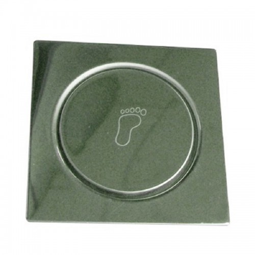 ΣΧΑΡΑΚΙ ΑΣΦΑΛΕΙΑΣ ΤΕΤΡΑΓΩΝΟ ΙNOX CLICKER-POP UP 12X12 cm ΒΑΡΕΩΣ ΤΥΠΟΥ